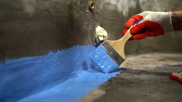 Commercial Vapor Barrier Installation project at a Mendon, NY business property by SJ Waterproofing Pros